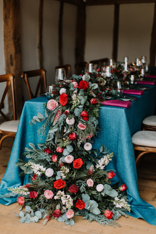 Cosy glam Surrey winter wedding | Melissa Megan Photography | Louise Hayes Cake Design