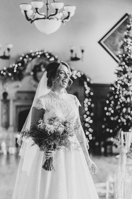 The Elvetham Hotel wedding cake designer | Winter wedding shoot | Melissa Megan Photography