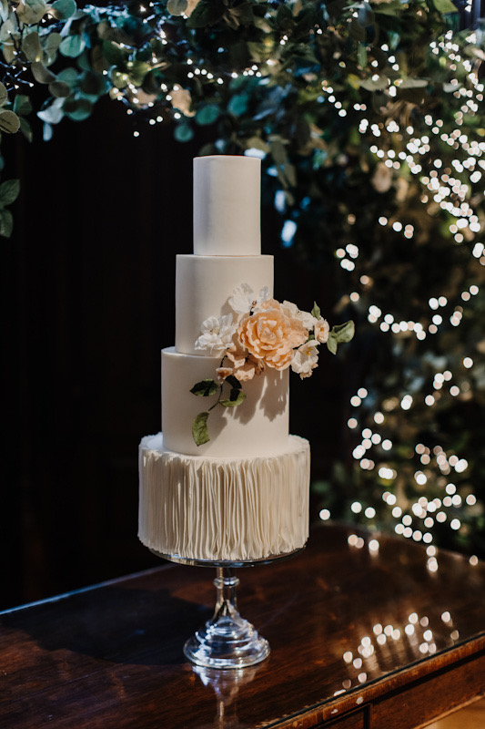 The Elvetham Hotel wedding cake designer | Winter wedding shoot | Melissa Megan Photography