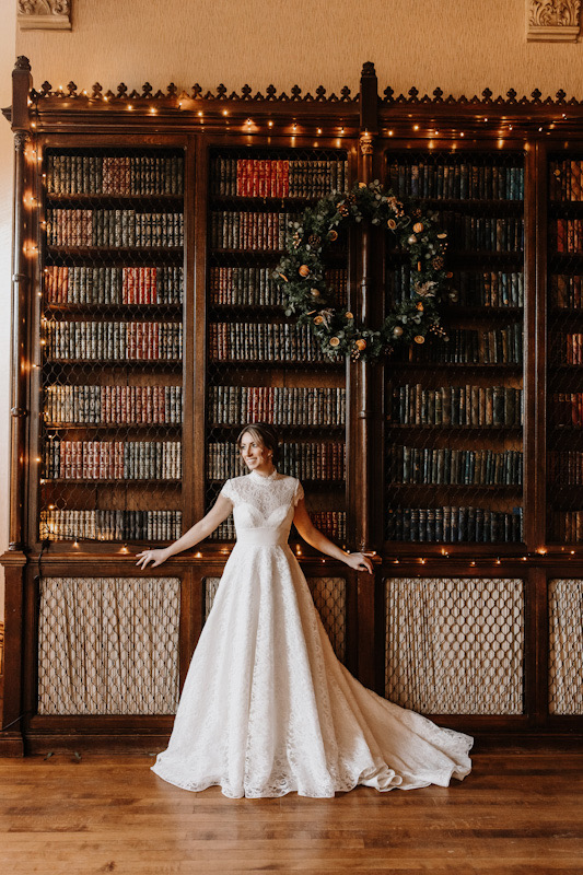 The Elvetham Hotel wedding cake designer | Winter wedding shoot | Melissa Megan Photography