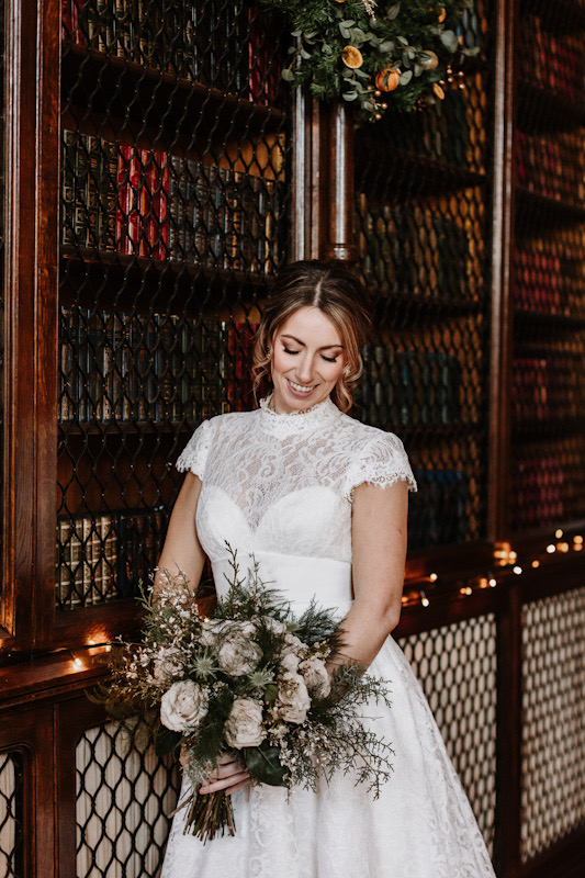 The Elvetham Hotel wedding cake designer | Winter wedding shoot | Melissa Megan Photography