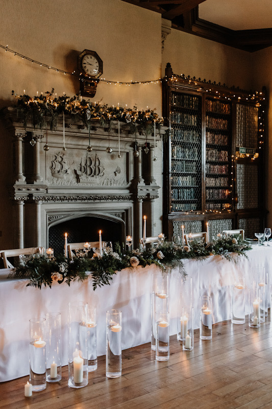 The Elvetham Hotel luxury wedding cake designer | Winter wedding shoot | Melissa Megan Photography